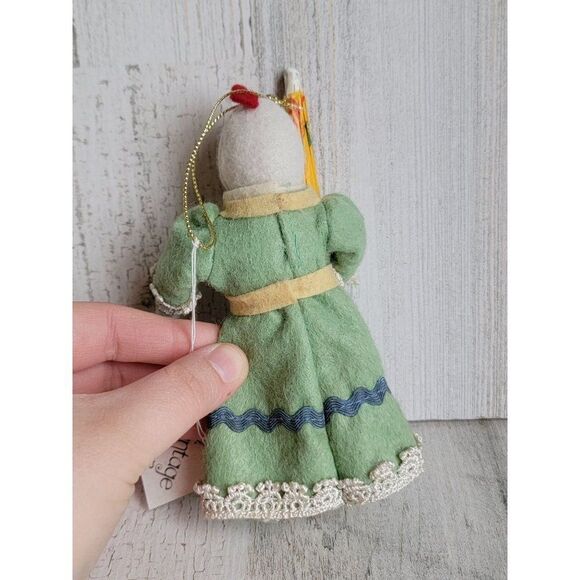 Kurt Adler Midwest Cannon vintage Easter chicken parcel felt ornament Xmas - Picture 4 of 5